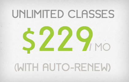 Monthly Unlimited Auto Renew - $219